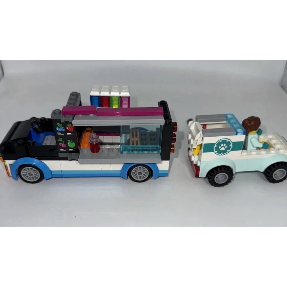 Lego City Penguin Slushy Van Set and a Small Van Incomplete sets